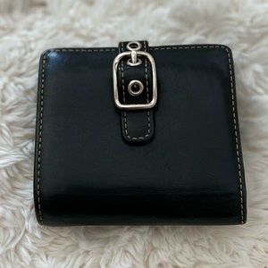 Coach Black Leather Wallet
